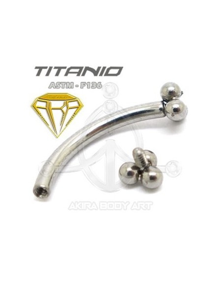 Minibanana con Bolas - Titanio