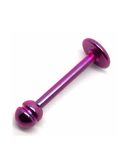Labret muesca titanio