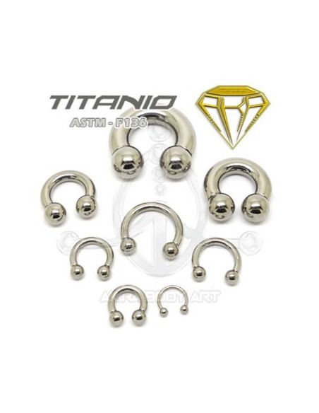 Circular Barbell GROSOR Titanio.