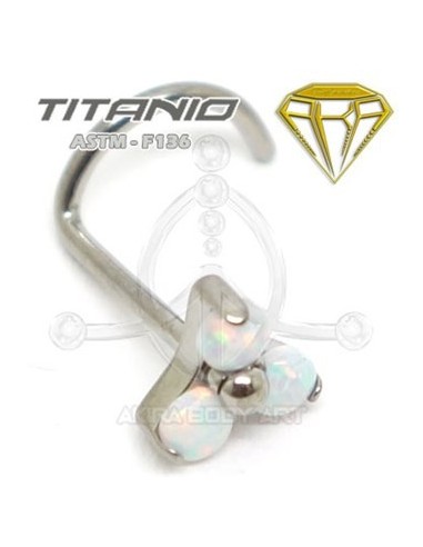 Nostril 3 ÓPALOS Engar. Titanio