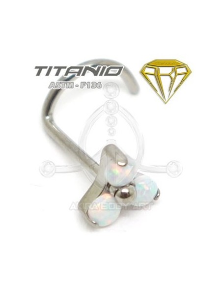 Nostril 3 ÓPALOS Engar. Titanio