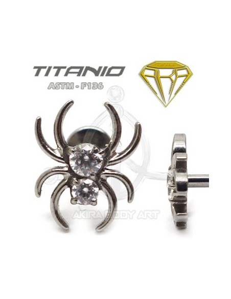 Labret ARAÑA. Rosca Interna
