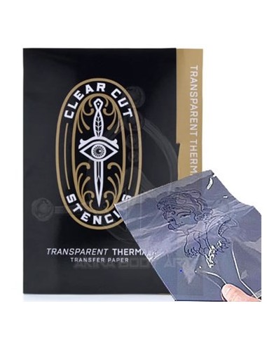 Clear Cut Stencil Transparent Tattoo