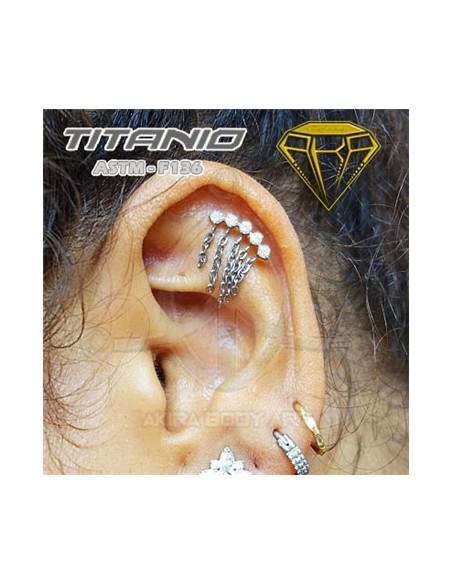 Labret Joyas Curvas - Cortina de Cadenas
