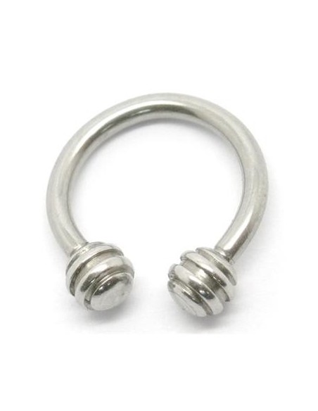 Circular barbel bola forma