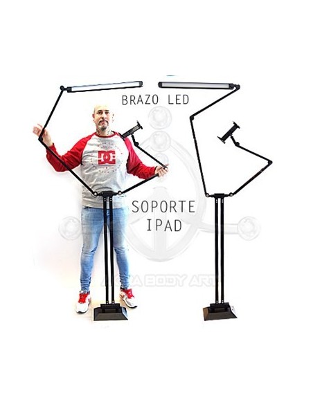 Lámpara Led PARED + Soporte Ipad