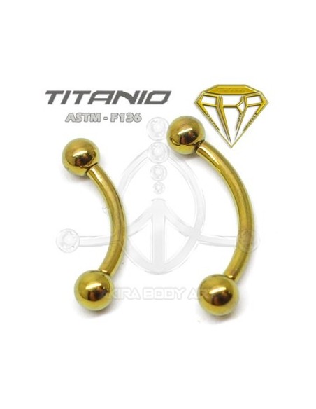 Minibanana Titanio R. Interna. ANOD. ORO