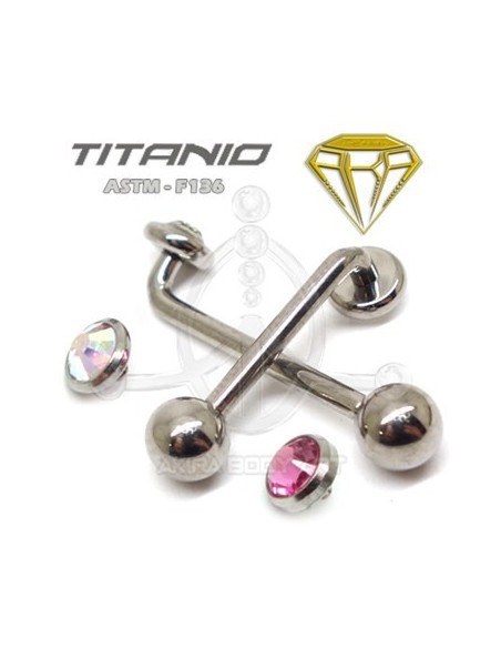 Barbell Christina Titanio R. INTERNA - 4mm