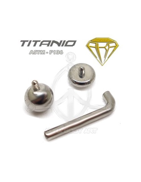 Barbell Christina Titanio R. INTERNA - 4mm