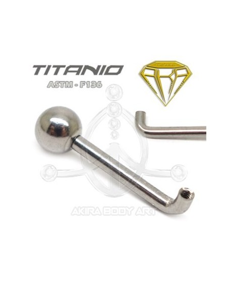 Barra Barbell Christina Titanio R. INTERNA