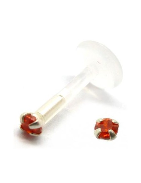 Labret Bio-plast joya engarzada pequeña