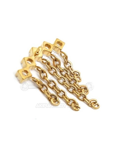 Repuesto Joyas Curvas - Cortina de Cadenas ORO