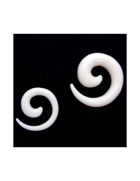Espiral Acrílico Blanco.
