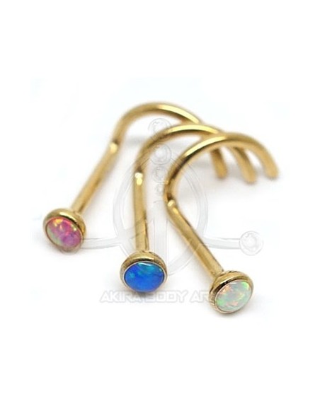 Nostril Titanio Oro (PVD)
