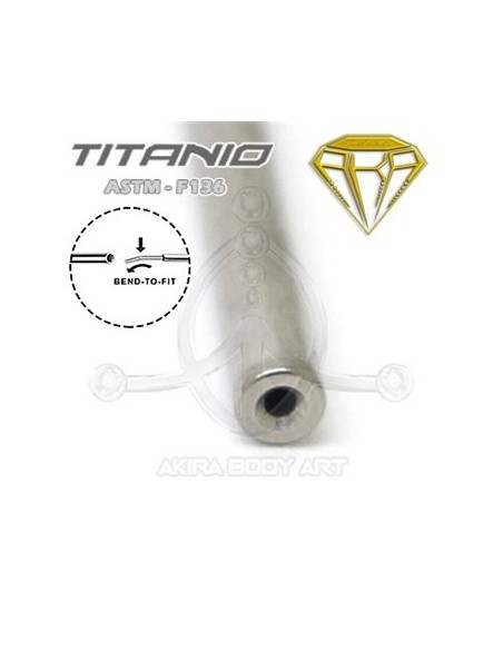 Barra PUSH-PIN con forma de Barbell
