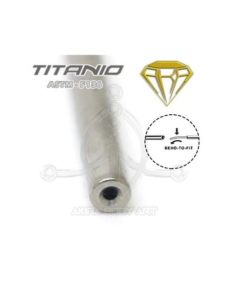 Barra PUSH-PIN con forma de Labret