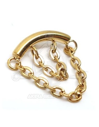 Repuesto Barra con cadenas - ORO (PVD)