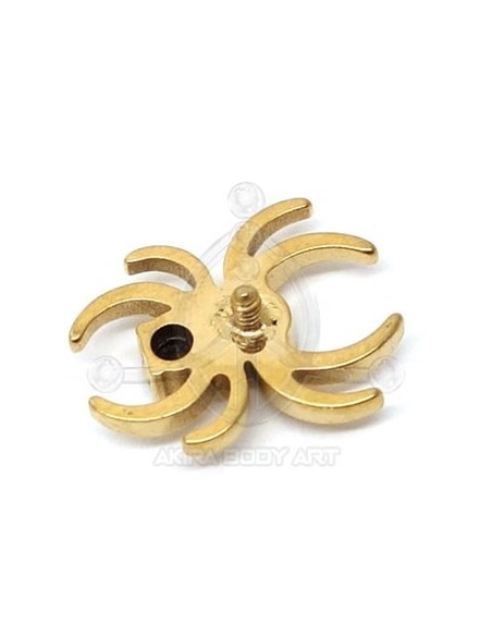 Repuesto ARAÑA. Rosca Interna - ORO (Pvd)