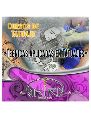 Curso de TÉCNICAS APLICADAS en Tatuaje (78 Horas)
