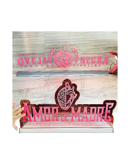 Cartel Led Sobremesa - PERSONALIZADO