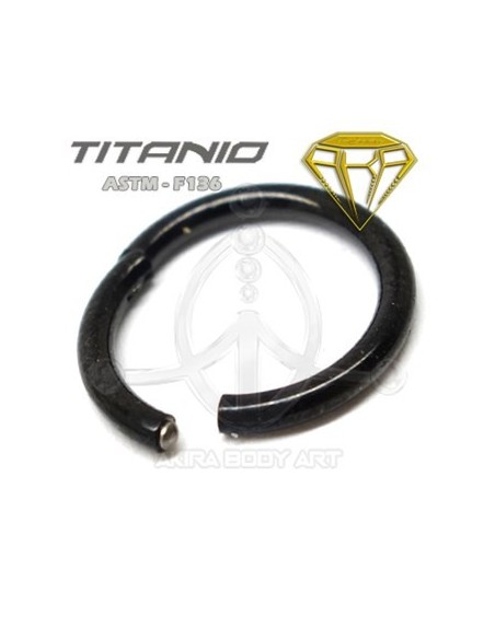 Aro Segmentado Bisagra NEGRO - TITANIO