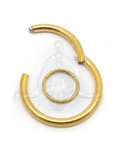 Aro Segmentado Bisagra ORO - TTANIO (PVD)