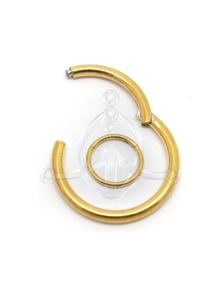 Aro Segmentado Bisagra ORO - TTANIO (PVD)