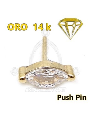 Repuesto PUSH IN joya Pétalo - 14K
