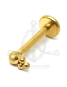 Labret con 3 Bolas (Rosca interna)