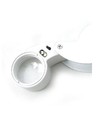 Lupa plegable con luz