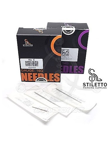 Stiletto - Aguja america con conexión de guia