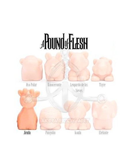 A Pound of Flesh Mini Animals - Jirafa