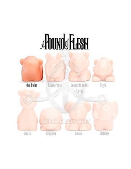A Pound of Flesh Mini Animals - Oso Polar