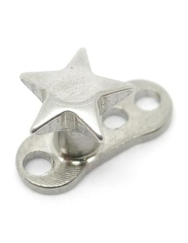 Microdermal con estrella