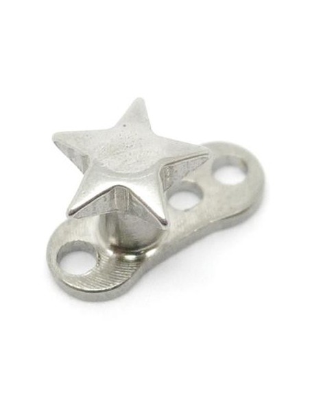 Microdermal con estrella