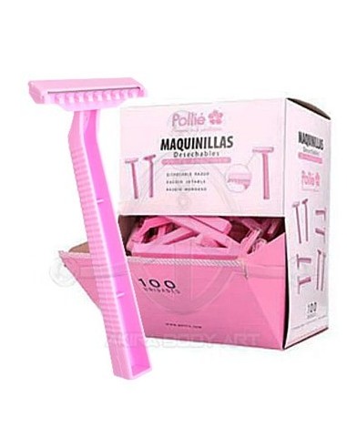 Rasuradoras rosas desechables