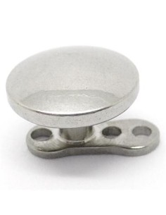 Microdermal con bola extra plana - Rosca de 0,9 mm