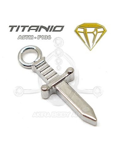 CHARM para Aro - Daga
