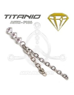 Repuesto Joya y Cadenas - Titanio Rosca interna