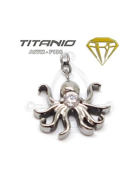 CHARM para Aro - Pulpo colgante