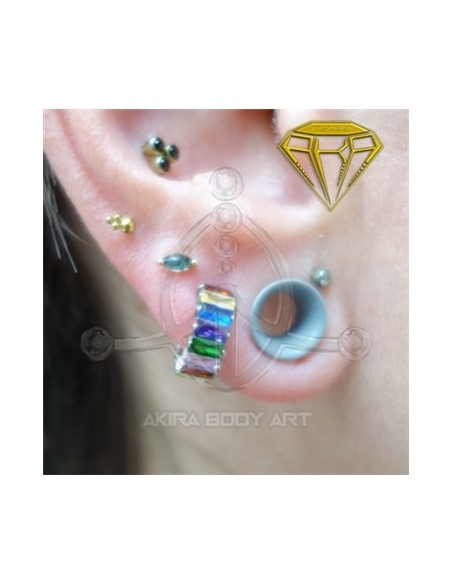 Aro Joyas de Colores