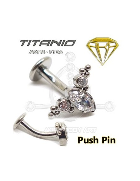 Labret curvo joyas - Ombligo