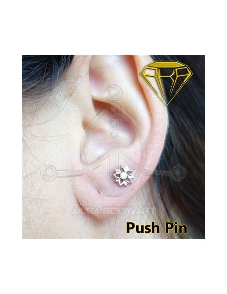 Repuesto flor joya - PUSH PIN