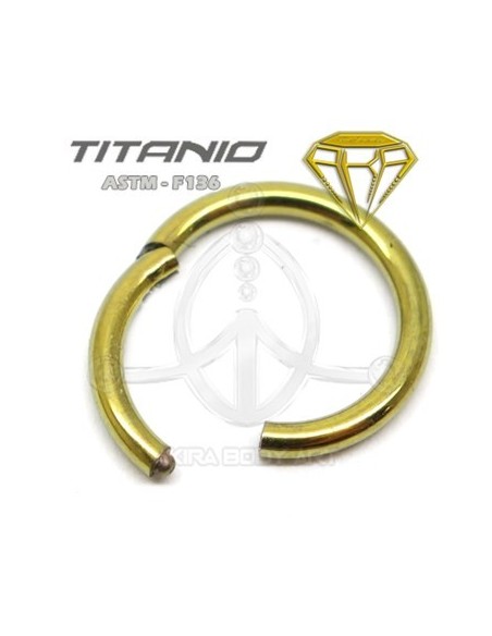 Aro Seg. Bisagra ORO - TTANIO ANODIZADO
