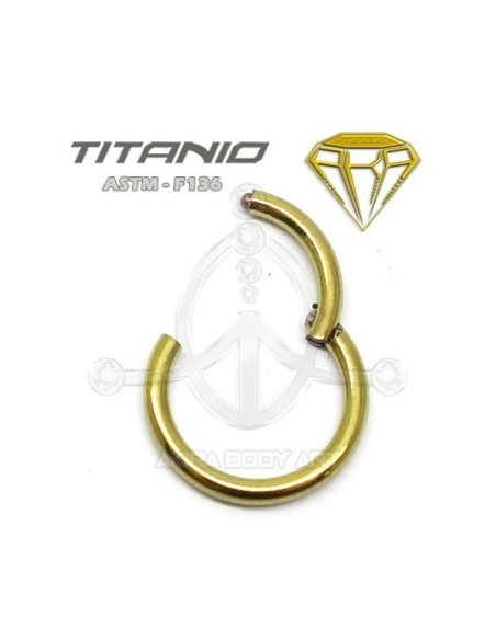 Aro Seg. Bisagra ORO - TTANIO ANODIZADO