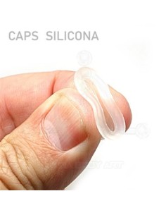 Caps silicona color blanco