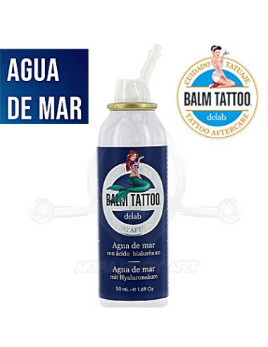 Agua de mar con ácido hialurónico