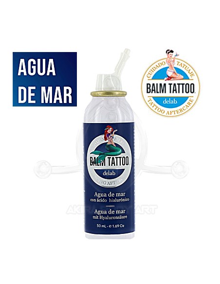 Agua de mar con ácido hialurónico