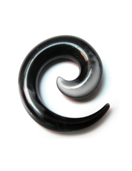 Espiral Acrílico. BLANCO-NEGRO