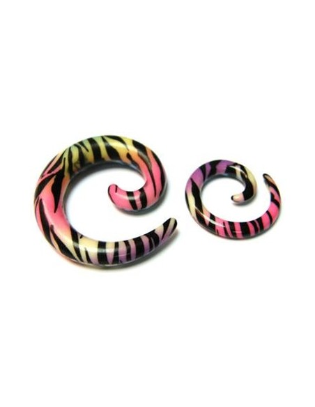 Espiral Acrílico. Cebra Colores